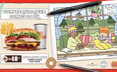 Burger King® lança combo com livro da Bobbie Goods e parceria com Faber-Castell; saiba tudo!
