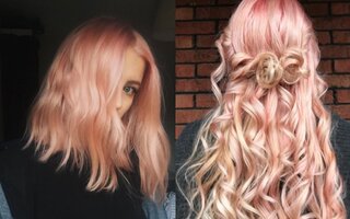 Blorange hair
