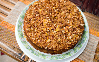 Torta Rústica de Nozes com Panettone