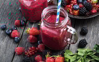 Suco de frutas vermelhas