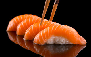 Sashimi de salmão
