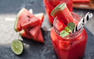 Smoothie de Vanilla com Melancia e Gengibre