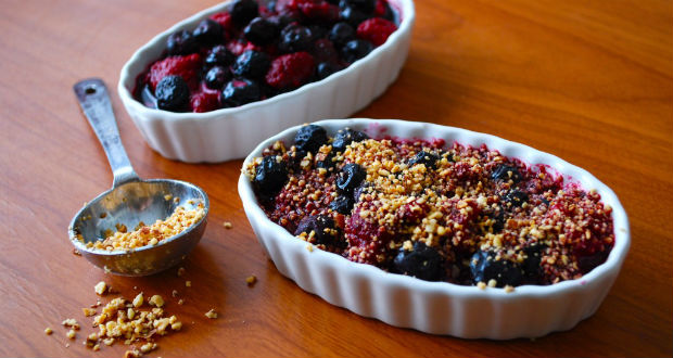 Crumble de Frutas Vermelhas