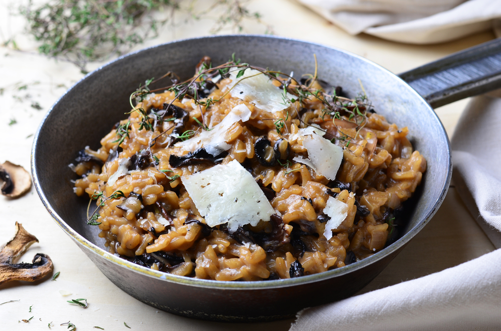 Risoto de cogumelos