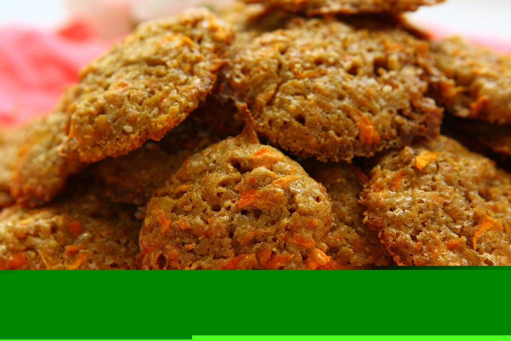 Biscoitinhos Crocantes de Cenoura